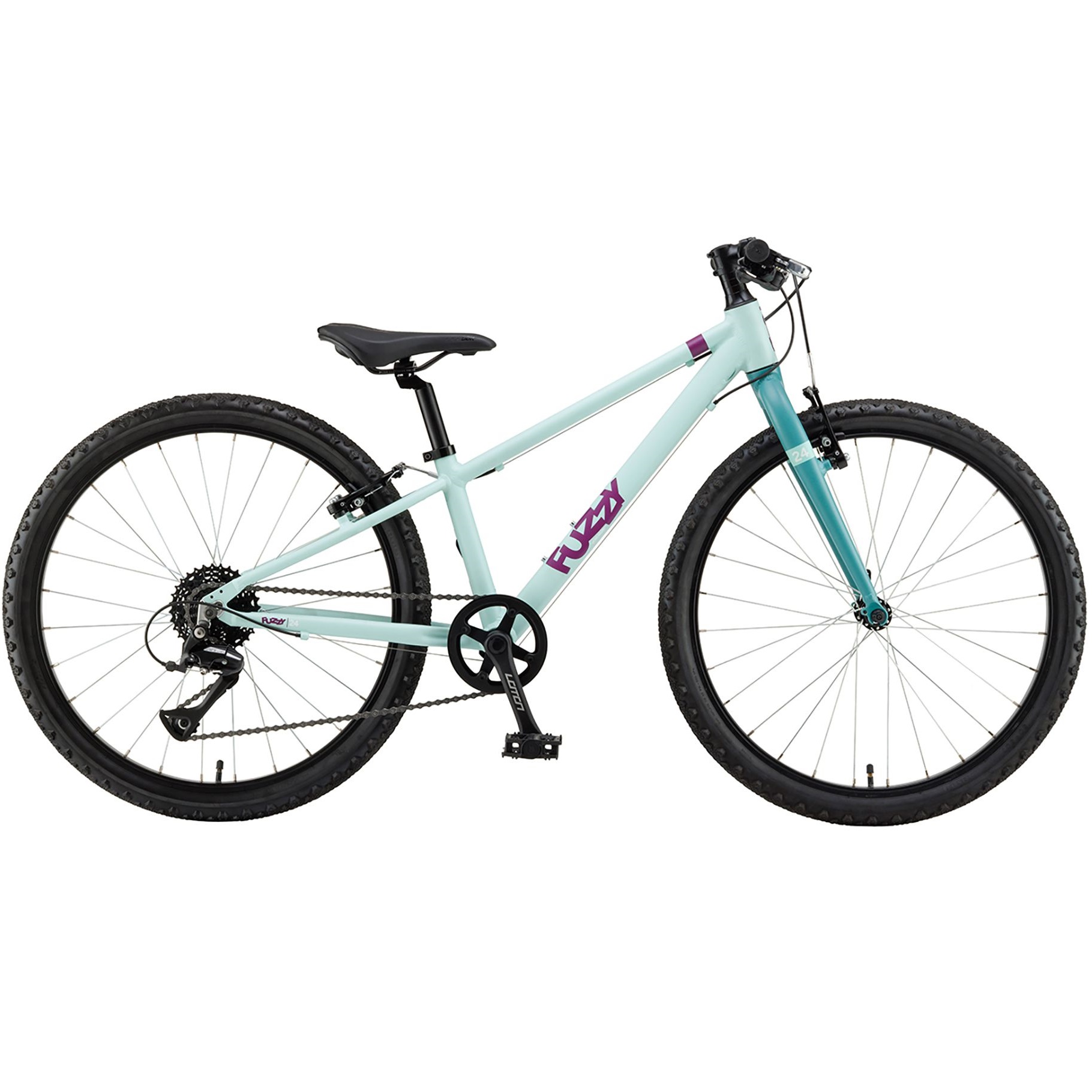 POLAR FUZZY CHILDREN'S ALUMINUM BIKE 24” 8SP TYRQUOISE-GREEN 10.2kg P242A10252 2025