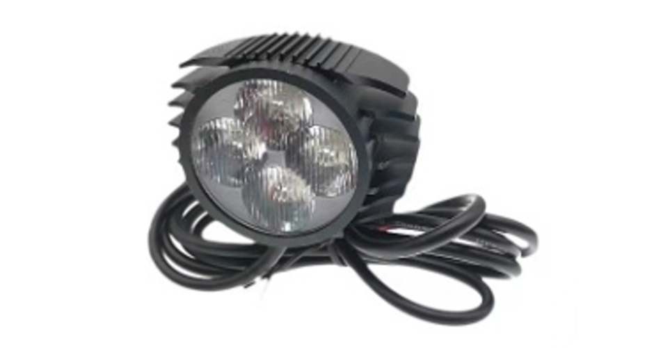 Bicycle front light with horn 2