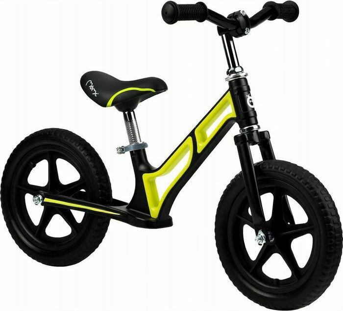 MOMI MOOV BALANCE BIKE 12" 1-3 YEARS LIME Black-Lime