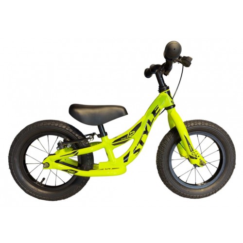 STYLE CHILDREN'S ALUMINUM BALANCE BIKE 12" FIRST FLUO YELLOW Fluo Yellow