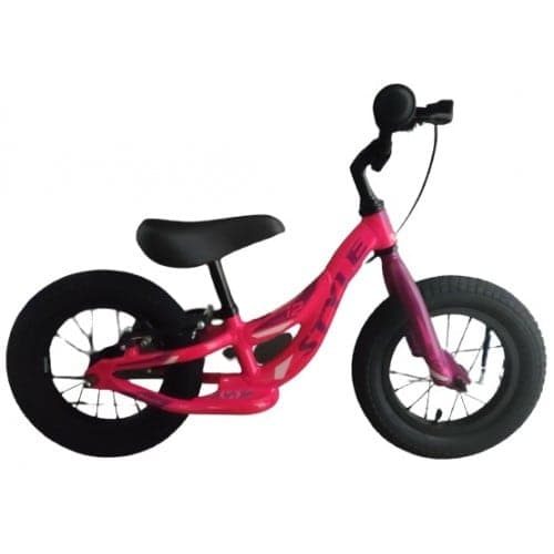 STYLE CHILDREN'S BALANCE BIKE ALUMINUM 12" FIRST PINK Pink
