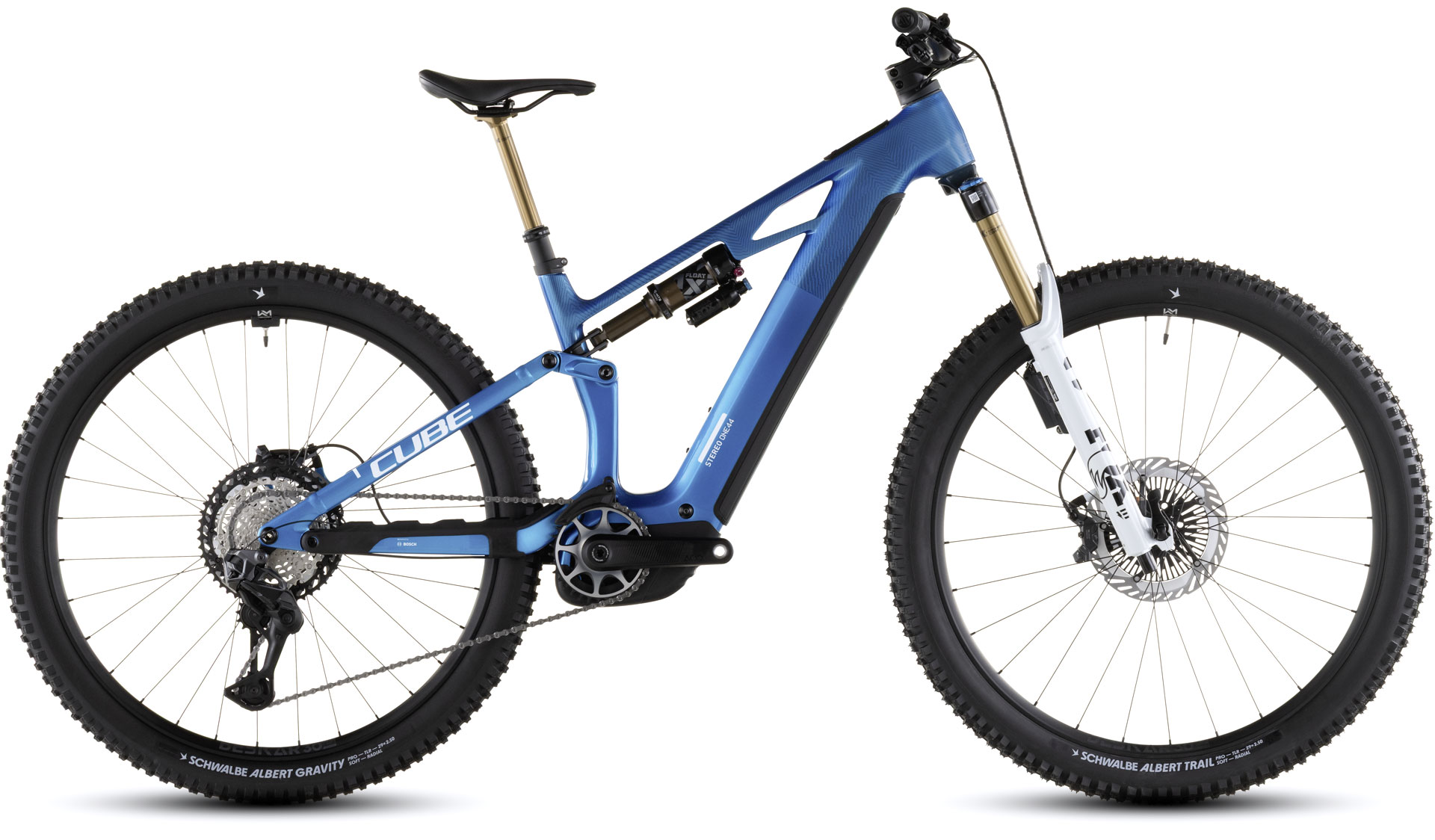 CUBE ELECTRIC BIKE FULL SUSPENSION STEREO HYBRID ONE44 HPC AT 800 29" ACTIONTEAM 2026 Blue