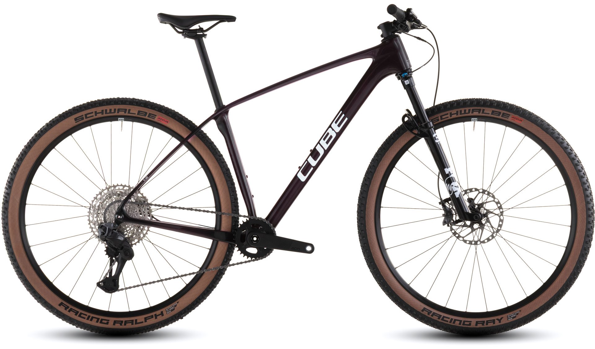 CUBE MOUNTAIN BIKE MTB REACTION C:62 RACE 29" LIQUIDRED´N´WHITE 2026 Red
