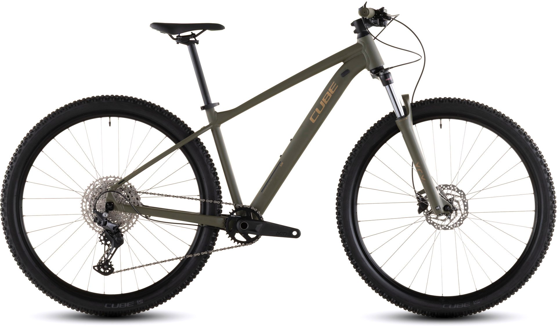 CUBE MOUNTAIN BIKE MTB AIM SLX 27.5" DUSTYOLIVE'N'GOLD 2026 Olive