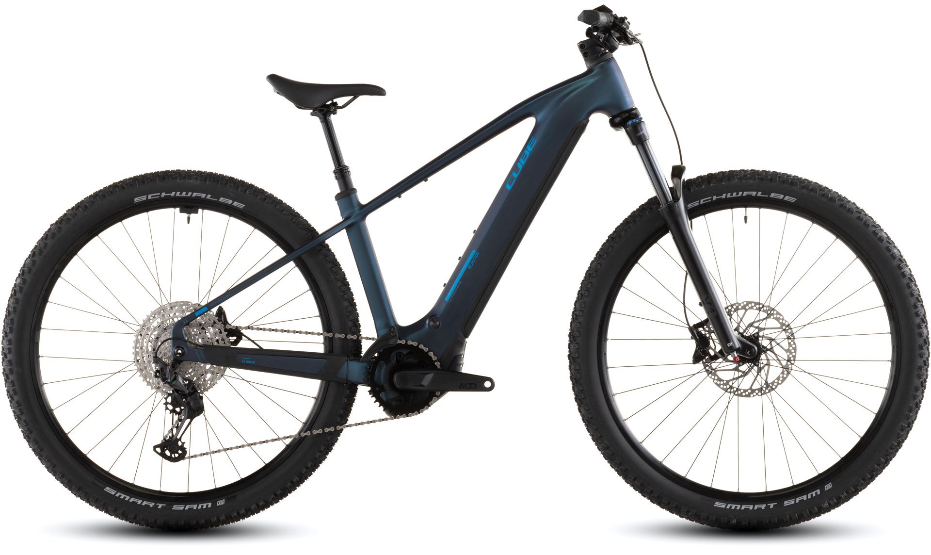 CUBE ELECTRIC MOUNTAIN BIKE REACTION HYBRID PRO 800 29" NEBULAR'N'DAZZLE 2026 Blue