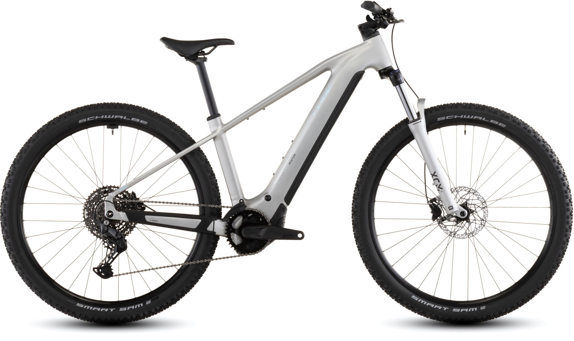 CUBE ELECTRIC MOUNTAIN BIKE REACTION HYBRID ONE 800 29" SLEEKGREY'N'PRISM 2026 Grey