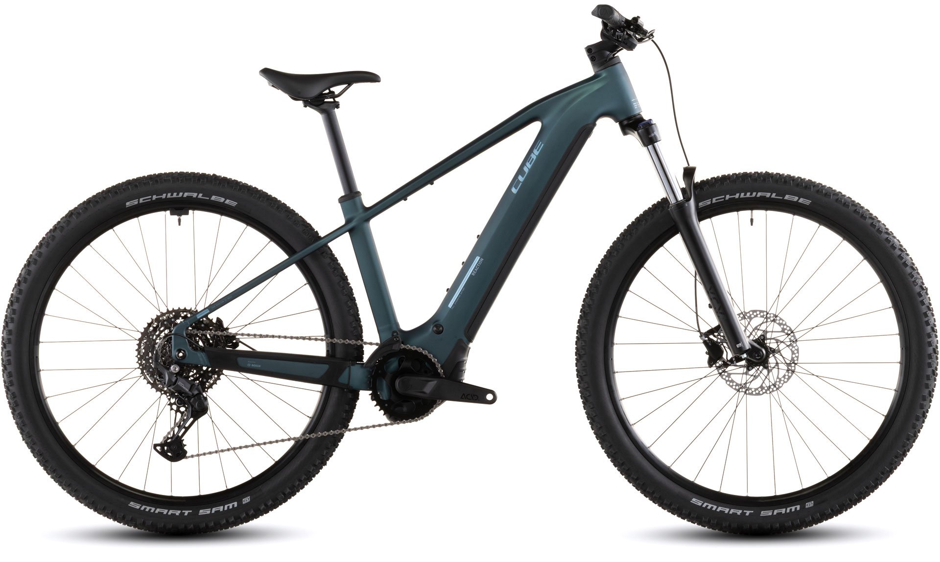 CUBE ELECTRIC MOUNTAIN BIKE REACTION HYBRID ONE 800 29" ROYALGREEN'N'PRISM 2026 Green