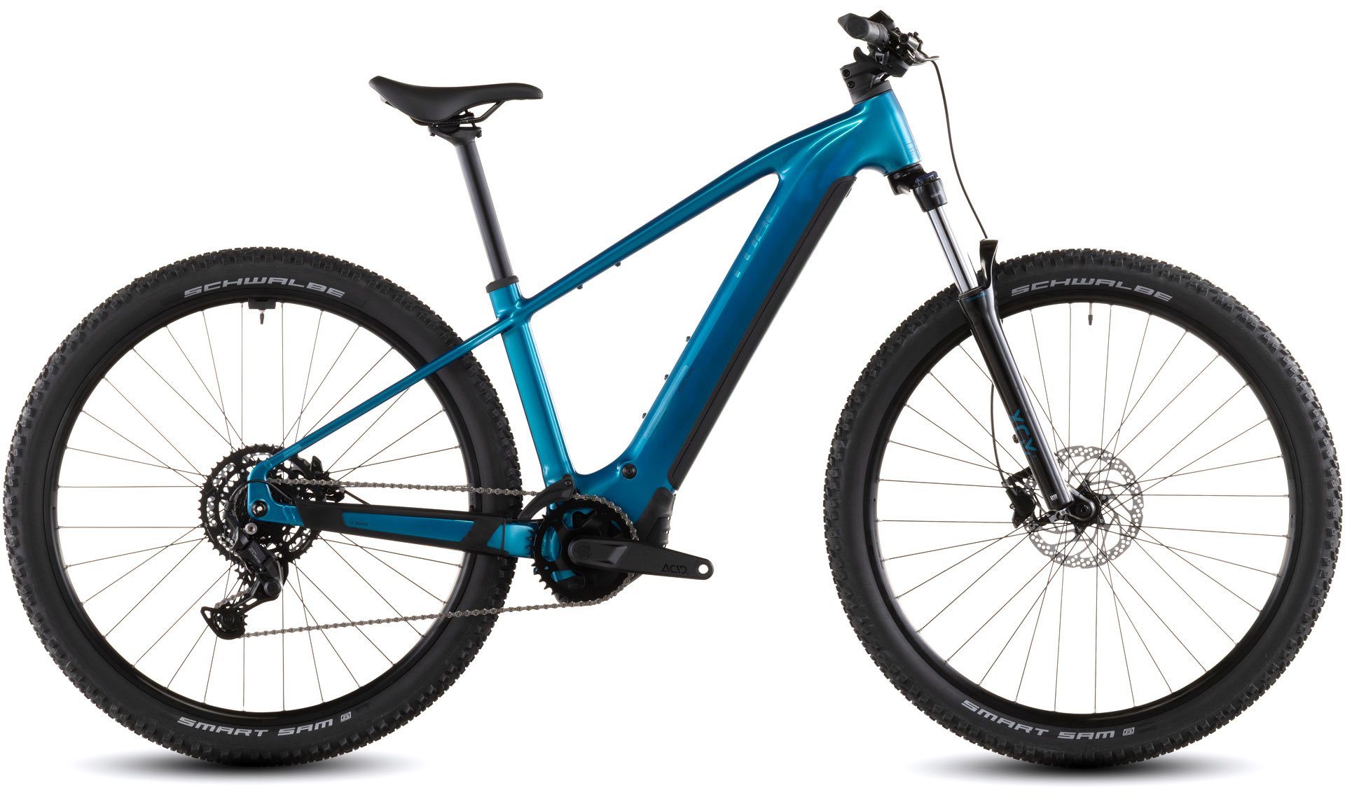 CUBE MOUNTAIN ELECTRIC BIKE REACTION HYBRID PERFORMANCE 600 29" ELECTRICBLUE'N'DAZZLE 2026 Blue