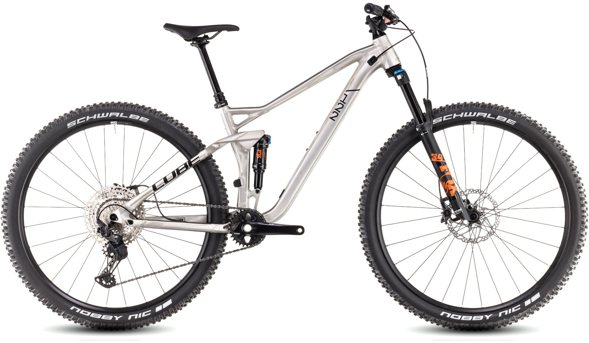 CUBE FULL SUSPENSION BIKE STEREO ONE22 RACE 29" RAWMETAL'N'BLACK 2026 Silver Black