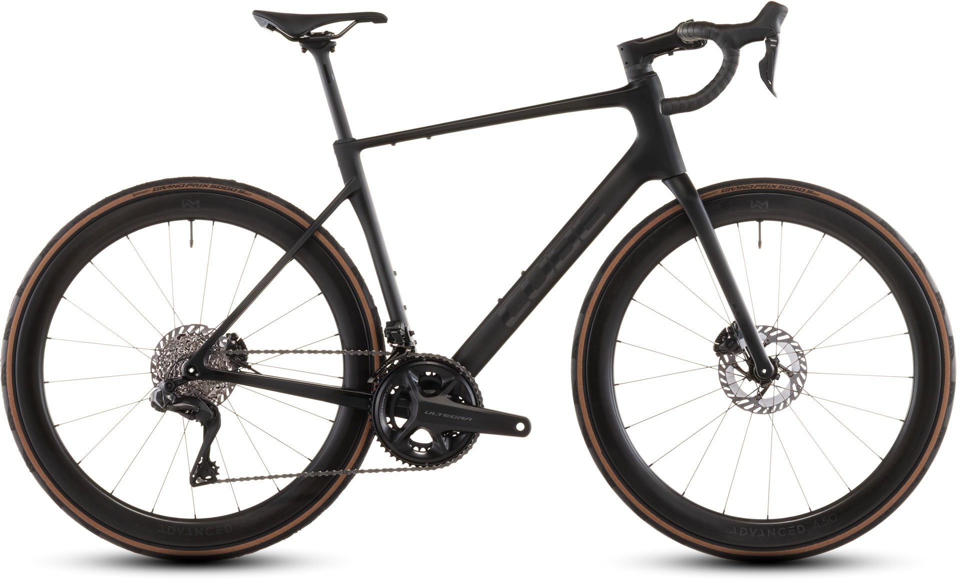 CUBE ROAD BIKE ATTAIN C:62 SLT 28" CARBON'N'COALCHROME 2026 Black