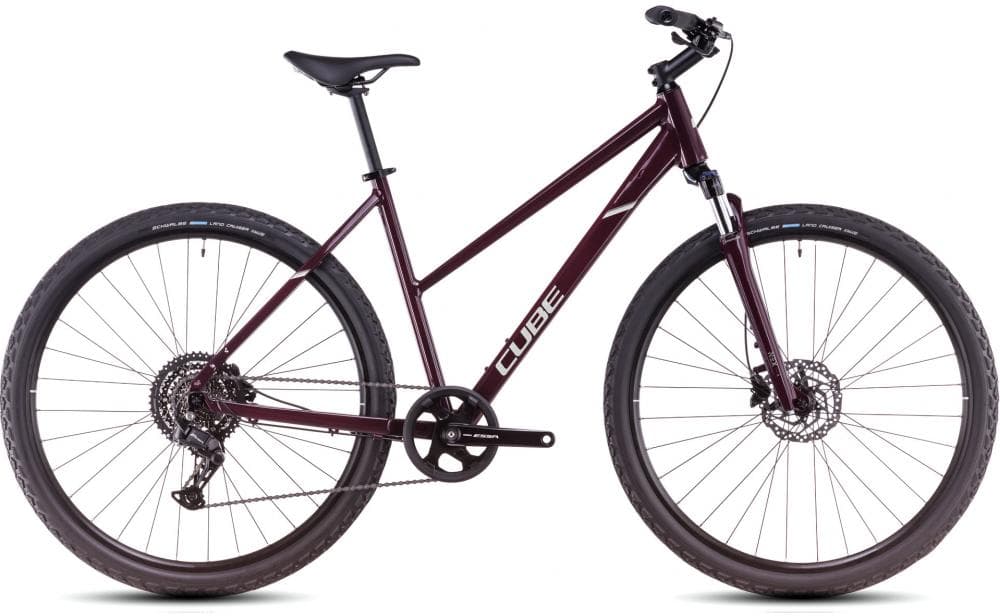 CUBE TREKKING BICYCLE NATURE ONE TRAPEZE 28" AMARONE'N'LUNAR 2026 Bordeaux