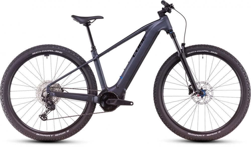 CUBE ELECTRIC MOUNTAIN BIKE REACTION HYBRID PRO 600 29" METALLICGREY'N'BLACK 2025 Black