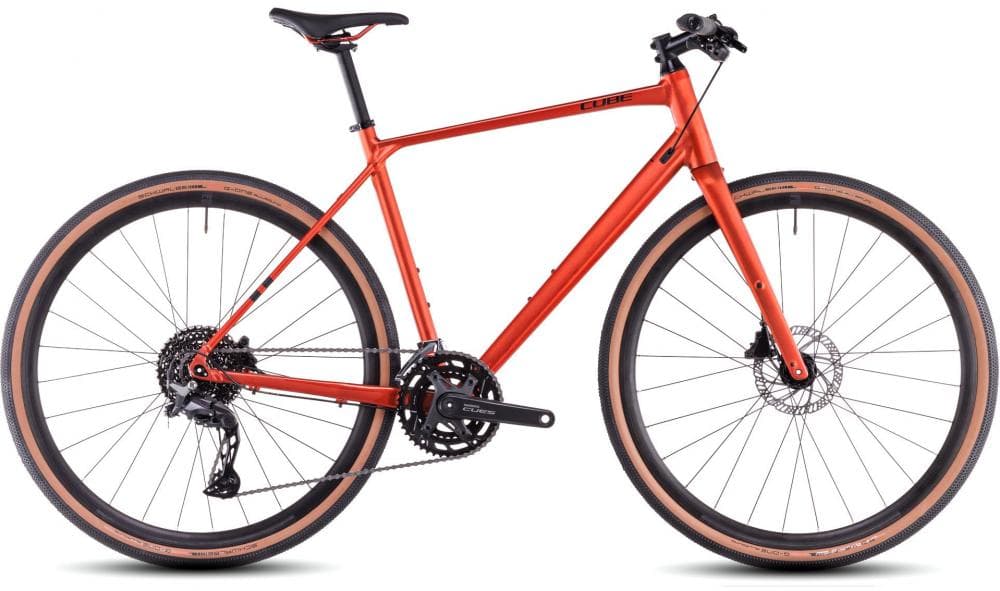 CUBE TREKKING BIKE NULANE PRO 28" FIREORANGE'N'BLACK 2025 Orange