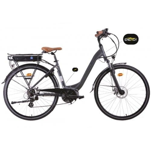 ENERGY ELECTRIC BIKE URBAN 600 28" MID DRIVE CITY GREY Grey