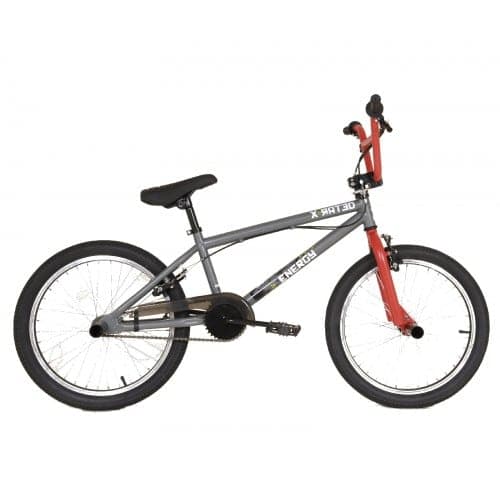 ENERGY BMX BIKE X RATED FREESTYLE 20'' GREY (GREY MATT/RED) Grey - Grey (Grey matt/Red)