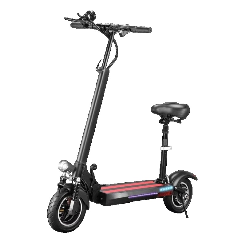 ERT-010 V2 ZWART/ROOD 11.4A ELEKTRISCHE E-SCOOTER 500W