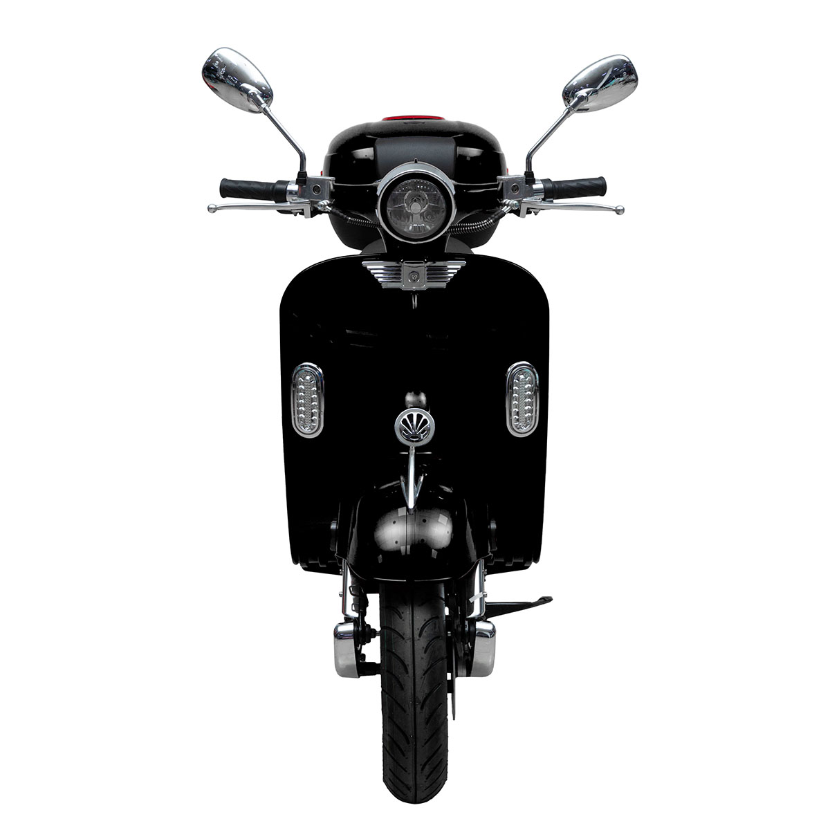 GESUBSIDIEERDE VINTAGE ELEKTRISCHE SCOOTER BOLOGNIA EV4000 ZWART 4500W