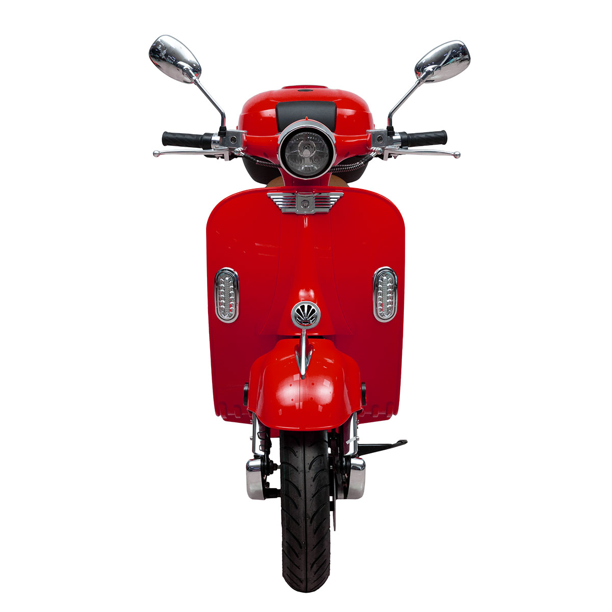 GESUBSIDIEERDE VINTAGE ELEKTRISCHE SCOOTER BOLOGNIA EV4000 4500W ROOD
